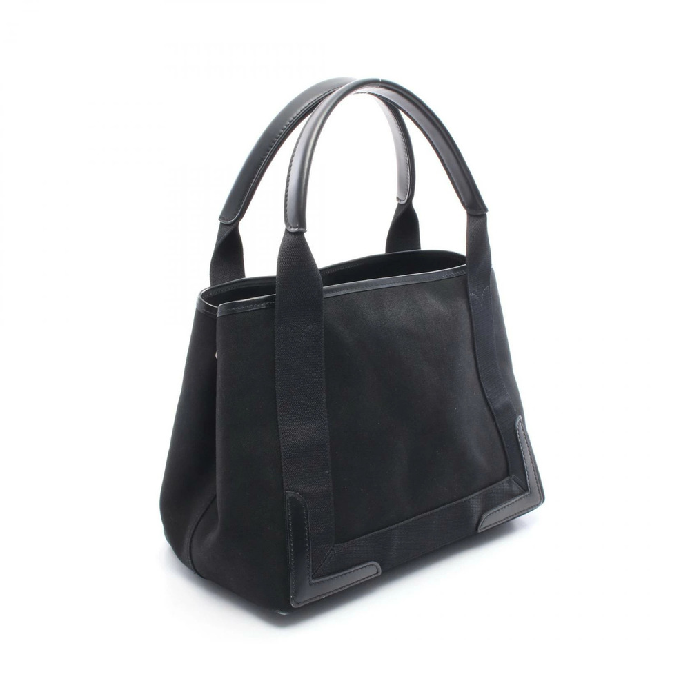 Balenciaga Navy Blue CABAS Tote Bag Canvas Leather Black - Picture 2 of 9